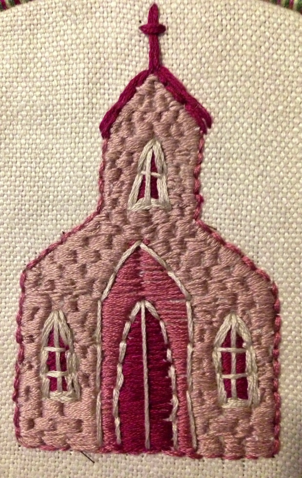embroidery church